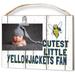 Rochester Yellow Jackets 16" x 22" Cutest Little Weathered Logo Frame