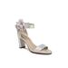 Women's Adore Me Sandal by LifeStride in Silver Fabric (Size 9 M)