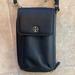 Giani Bernini Bags | Giani Bernini Softy Leather Tech Cross Body Wallet | Color: Black/Silver | Size: Os