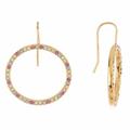 Kate Spade Jewelry | Kate Spade New York Cz Hoop Earrings | Color: Gold | Size: Os