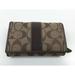 Coach Bags | Coach Signature Bifold Wallet Leather Trim Brown | Color: Brown | Size: Os