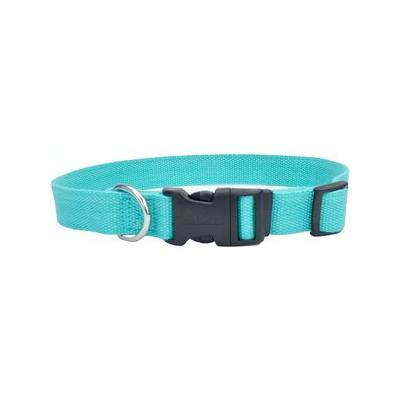 New Earth Soy Adjustable Dog Collar, Mint, X-Small: 8-12-in neck, 5/8-in wide