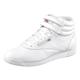 Sneaker REEBOK CLASSIC "Freestyle Hi" Gr. 40, weiß (int, white, silver) Schuhe Sneaker