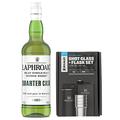 Stanley Matte Black Shot Glass (59ml) + Flachmann (236ml) | BPA-frei + Laphroaig Quarter Cask | Islay Single Malt Scotch Whisky | 48 Prozent Vol | 700ml | Bundle