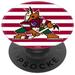 PopSockets Black Arizona Coyotes Stripes Design PopGrip