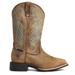 Ariat Round Up Wide Square Toe H2O - Womens 8.5 Brown Boot B