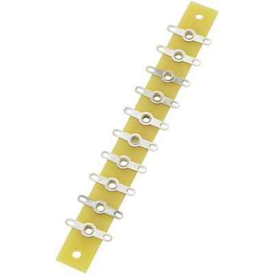 Lötleiste einreihig Polzahl Gesamt 10 Epoxyd (l x b x h) 120 x 12 x 1.6 mm 1 St. - Tru Components