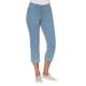 3/4-Jeans CASUAL LOOKS Gr. 22, Kurzgrößen, blau (blue, bleached) Damen Jeans Caprihosen 3/4 Hosen