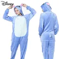 Combinaison Disney CAN O & Stitch pour enfants pyjama point mignon grenouillères animaux Kigurumi
