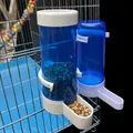 Mangeoire automatique bleue pour oiseaux de compagnie outil d'alimentation pour perroquets bols et