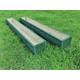 2 x 100cm Long Wooden Garden Planters - Painted Cuprinol FOREST GREEN; Ready assembled with Fast&