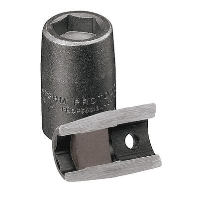 PROTO J6908MHF 1/4 in Drive Impact Socket Standard Socket, black oxide, Steel,8