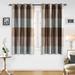 Deco Window 2 Pcs Blackout Curtain Panels Room Darkening Privacy with Thermal Insulation & Eyelets