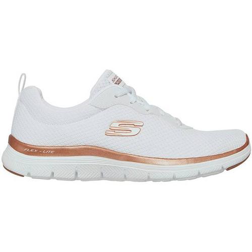 SKECHERS Damen Freizeitschuhe FLEX APPEAL 4.0 - BRILLIANT VIEW, Größe 39 ½ in Weiß