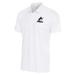 Men's Antigua White/Gray Miami Marlins 19th Hole Polo