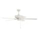 Craftmade Op52 Outdoor Pro Plus 52 5 Blade Indoor / Outdoor Ceiling Fan - White