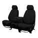 CalTrend Center Solid Bench MicroSuede Seat Covers for 1992-1994 Ford Aerostar - FD124-01SB Black Insert with Black Trim