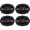 (4) Kicker 43DSC69304 DSC6930 6x9 360 Watt 3-Way Car audio Speakers 4-Ohm DS693