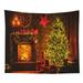 Background Colorful Christmas Decoration Party Wall Family Tapestry Wall Tapestry Christmas Christmas Cool Tapestry