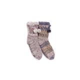 Plus Size Women's Cabin Tall Slippers Socks by MUK LUKS in Winter (Size S/M(5-7))