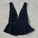 Urban Outfitters Tops | Deep V-Neck Navy Tank | Color: Blue | Size: M