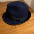 J. Crew Accessories | J. Crew Wool Fedora | Color: Blue | Size: S/M