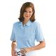 Poloshirt CLASSIC "Poloshirt" Gr. 42, blau (bleu) Damen Shirts Jersey