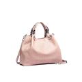 Shopper "Flecht", Damen, Gr. B/H/T: 41cm x 31cm x 19cm one size, rosa, Polyurethan (PU), COLLEZIONE ALESSANDRO, Taschen, aus softem Material