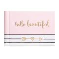 Pearhead Hello Beautiful Brag Book, A Perfect Gift for Expecting Parents, or Addition to Baby Registry, Pink