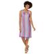 Sommerkleid CASUAL LOOKS "Kleid" Gr. 40, Normalgrößen, rosa (fuchsia, bedruckt) Damen Kleider Sommerkleider