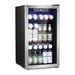 Antarctic Star 26 Bottle & 130 Can Single Zone Freestanding Wine & Beverage Refrigerator in Black | 30.78 H x 17.36 W x 19.37 D in | Wayfair