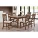 Red Barrel Studio® 42" Solid Wood Dining Table Wood in Brown | 30 H x 72 W x 42 D in | Wayfair 533C82447846489AAF3EB2CF484E1CF0