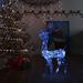 The Holiday Aisle® Reindeer Christmas Decoration LEDs Pre-Lit Christmas Lighting Acrylic in Green/Blue | 47.2 H x 27.6 W x 16.1 D in | Wayfair