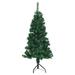 The Holiday Aisle® Christmas Tree Decoration Corner Artificial Xmas Tree w/ Stand PVC, Steel | 6.9 D in | Wayfair 6AAB7E63418443E4988CB5CA0A135E9B