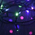 The Holiday Aisle® Light String w/ LEDs Christmas Lighting Fairy Lights w/ 8 Effects in Blue/Green | 49.2 W in | Wayfair