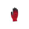 Uvex - Gants en latex taille 8, Résistant à l'abrasion, Noir/rouge ( Prix pour 1 paire )