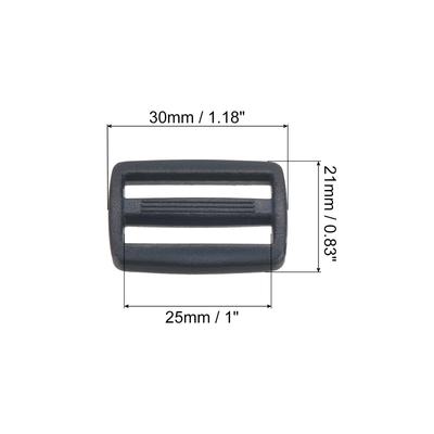 Tri-Glide Slide Buckle, Webbing Strap Fastener