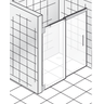 HSK K2.30 Gleittür Nische 2-teilig K2.30