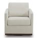 Armchair - Joss & Main Bobbi Upholstered Swivel Armchair Wood/Polyester/Fabric in Brown | 33.85 H x 29.92 W x 33.07 D in | Wayfair