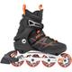 K2 Herren Inlineskates F.I.T. 80 ALU black_red, Größe 48 in Schwarz