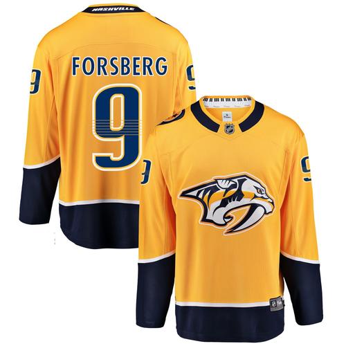 Nashville Predators Fanatics Branded Home Breakaway Jersey - Filip Forsberg - Mens