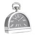 Longshore Tides Analog Metal Quartz Tabletop Clock in Silver Metal in Gray | 7 H x 10 W x 3 D in | Wayfair 62B352BC31764E75ACA9438DEA07B932