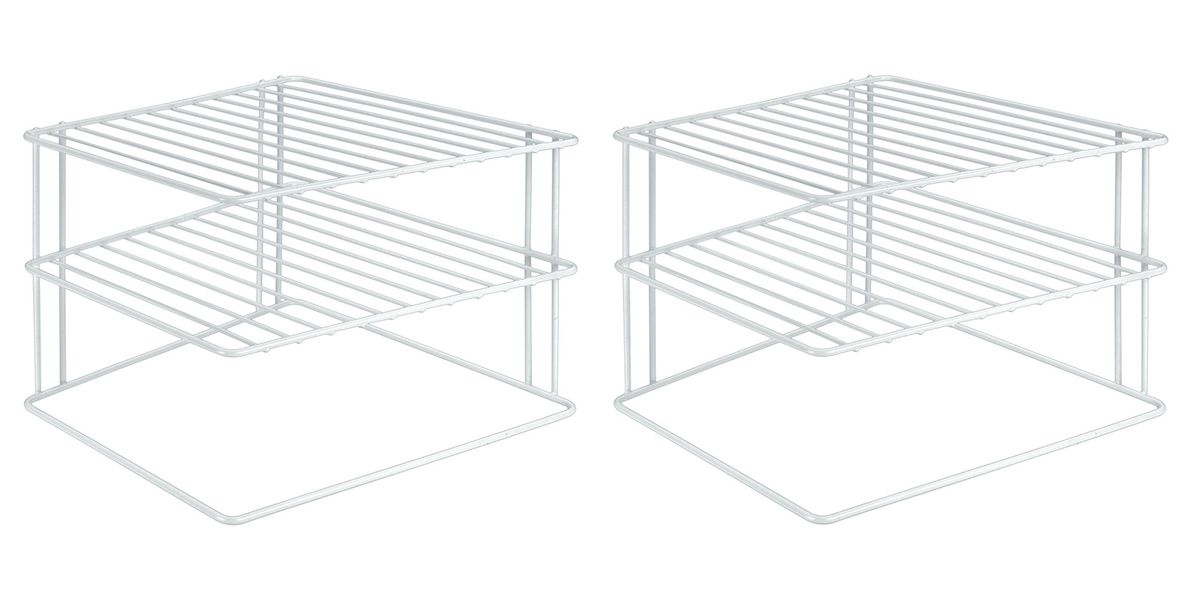 2er Set Tellerregal Eckschrankeinsatz Küchenschrank Eckregal Ablage Einsatz Image