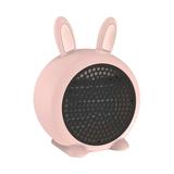 Mini Design Small Portable 800W Electric Space -Over Switch and Overheat Protection Sensor Low High Grade Usded in Room Office Working Desk Kitchen Den Pink