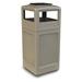 Commercial Zone 42 gal. Square with Ashtray Dome lid Commercial Trash Can