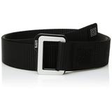 5.11 Tactical TRAVERSE Double Buckle Belt 1.5 Wide Ribbed Weave Nylon Black X-Large