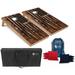 Tailgating Pros Corn Hole Board Set w/Bean Bags and Carrying Case-4 x2 Cornhole Toss - Tournament and Lightweight Options - Optional LED Lightsâ€¦