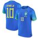 Men's Nike Neymar Jr. Blue Brazil National Team 2022/23 Away Breathe Stadium Replica Player Jersey