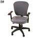 Anvazise Swivel Chair Cover Stretchy Office Armchair Protector Seat Backrest Decoration