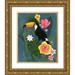 Popp Grace 20x24 Gold Ornate Wood Framed with Double Matting Museum Art Print Titled - Tropical Wilderness II